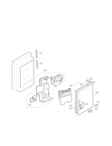 Ice Maker And Ice Bin Parts parts for Lg Refrigerator GC-J28AGKXM from AppliancePartsPros.com