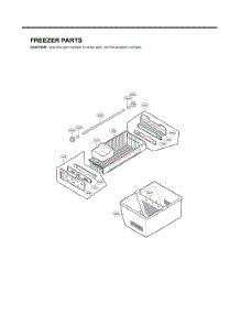 Freezer Parts parts for Lg Refrigerator GC-L218VSXZ from AppliancePartsPros.com