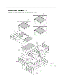 Refrigerator Parts parts for Lg Refrigerator GC-L218VSXZ from AppliancePartsPros.com