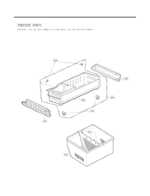 Freezer Parts parts for Lg Refrigerator GC-L258VQSD from AppliancePartsPros.com