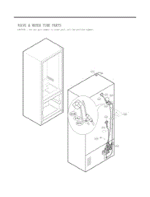 Water Tube Parts parts for Lg Refrigerator GC-L258VQSD from AppliancePartsPros.com