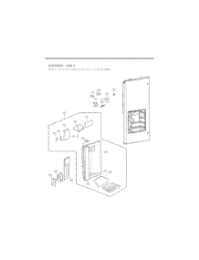 Dispenser parts for Lg Refrigerator GC-L258VQXD from AppliancePartsPros.com