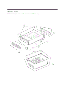 Freezer parts for Lg Refrigerator GC-L268NKSM from AppliancePartsPros.com