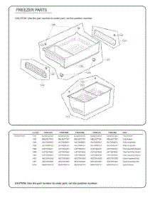 Freezer Parts parts for Lg Refrigerator GC-L288NQXP from AppliancePartsPros.com