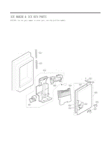 Ice Maker And Ice Bin Parts parts for Lg Refrigerator GC-L288NSJP from AppliancePartsPros.com