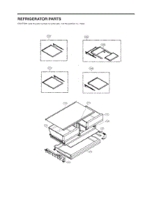 Refrigerator Parts parts for Lg Refrigerator GC-L28ANKJM from AppliancePartsPros.com