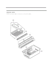 Freezer Parts parts for Lg Refrigerator GC-L28ANKXM from AppliancePartsPros.com
