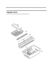 Freezer Parts parts for Lg Refrigerator GC-L28ANMXM from AppliancePartsPros.com
