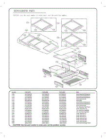 Refrigerator Parts parts for Lg Refrigerator GC-L28ANSXP from AppliancePartsPros.com