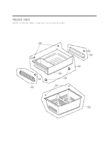 Freezer parts for Lg Refrigerator GC-X228NSSM from AppliancePartsPros.com