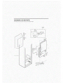 Ice Maker And Ice Bin Parts parts for Lg Refrigerator GC-X228NSSM from AppliancePartsPros.com