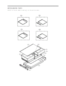 Refrigerator parts for Lg Refrigerator GC-X228NSSM from AppliancePartsPros.com