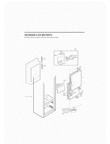 Ice Maker And Ice Bin Parts parts for Lg Refrigerator GC-X268NMSM from AppliancePartsPros.com