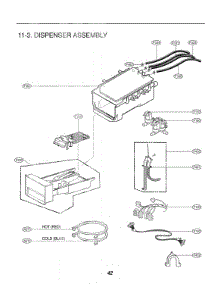 Dispenser Assembly parts for Lg Washer GCW1069QS from AppliancePartsPros.com