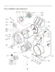 Drum & Tub Assembly parts for Lg Washer GCW1069QS from AppliancePartsPros.com