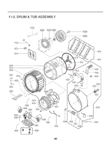 Section 2 parts for Lg Washer GCWL1069CS3 from AppliancePartsPros.com