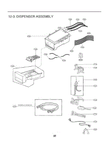 Dispenser parts for Lg Washer GCWL1069QD5 from AppliancePartsPros.com