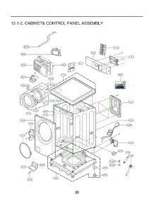 Section 2 parts for Lg Washer Dryer Combo GCWM1069CS7 from AppliancePartsPros.com
