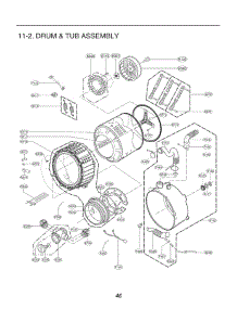 Section 2 parts for Lg Washer GCWP1069CD1 from AppliancePartsPros.com
