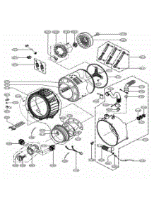 Drum And Tub Assembly parts for Lg Washer GCWP1069CD2 from AppliancePartsPros.com