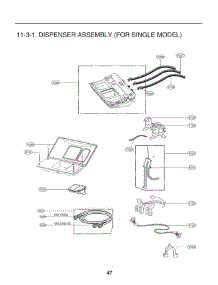 Section 3 parts for Lg Washer GCWP1069CS3 from AppliancePartsPros.com