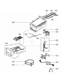 Dispenser Assembly parts for Lg Washer GCWP1069QD from AppliancePartsPros.com