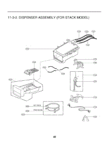 Dispenser parts for Lg Washer GCWP1069QD1 from AppliancePartsPros.com