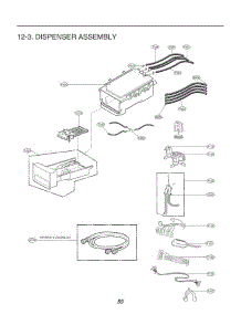 Dispenser parts for Lg Washer GCWW1069CD7 from AppliancePartsPros.com