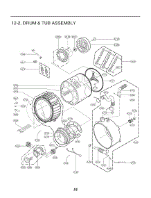 Section 2 parts for Lg Washer GCWW1069CS7 from AppliancePartsPros.com