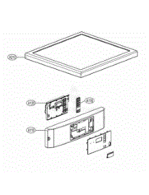 Control Panel And Plate Assembly Coin And Opl Type parts for Lg Washer GD1329LGW from AppliancePartsPros.com
