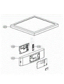 Control Panel And Plate Assembly parts for Lg Washer GD1329QES from AppliancePartsPros.com