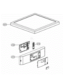 Control Panel And Plate Assembly parts for Lg Dryer GD1329QEW2 from AppliancePartsPros.com
