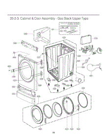 Section 2 parts for Lg Washer GDL1329CGW3 from AppliancePartsPros.com