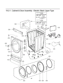 Section 2 parts for Lg Dryer GDP1329QEW2 from AppliancePartsPros.com