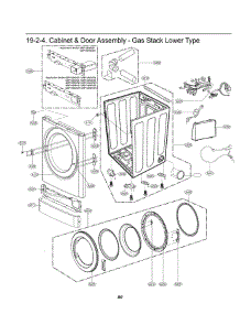 Section 2 parts for Lg Dryer GDP1329QGD from AppliancePartsPros.com