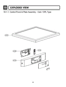 Control Panel & Plate Assembly parts for Lg Dryer GDP1329QGS from AppliancePartsPros.com