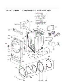 Section 2 parts for Lg Dryer GDP1329QGW from AppliancePartsPros.com