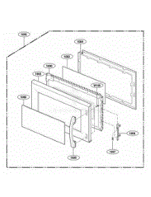 Door Parts parts for Lg Range GH7155XKT from AppliancePartsPros.com