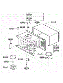 Oven Cavity Parts parts for Lg Range GLMB186CB from AppliancePartsPros.com