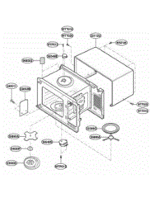 Oven Cavity Parts parts for Lg Range GLMB186KB from AppliancePartsPros.com