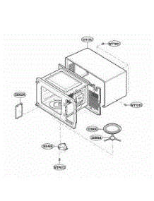 Oven Cavity Parts parts for Lg Range GMS1121TW from AppliancePartsPros.com