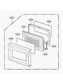 Door Parts parts for Lg Range GMS7020MW from AppliancePartsPros.com