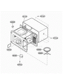 Oven Cavity Parts parts for Lg Range GMS7020MW from AppliancePartsPros.com