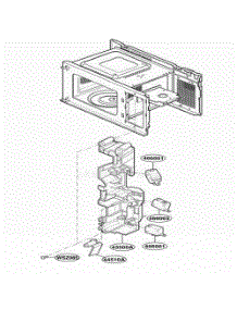 Latch Board Parts parts for Lg Range GMS7020UW from AppliancePartsPros.com