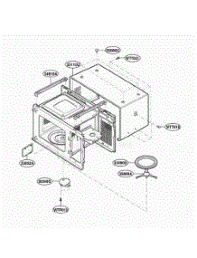 Oven Cavity Parts parts for Lg Range GMS7020UW from AppliancePartsPros.com