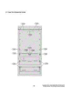 Case Part-2 (Assembly Guide) parts for Lg Refrigerator GR-617AGPPM from AppliancePartsPros.com