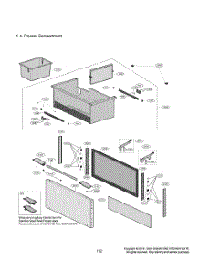 Freezer Compartment parts for Lg Refrigerator GR-617AGPPM from AppliancePartsPros.com