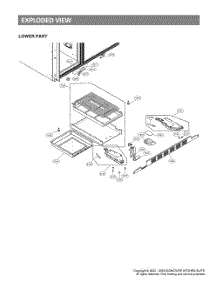 Lower Part parts for Lg Refrigerator GR-726SGSCM from AppliancePartsPros.com