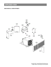 Mechanical Compartment parts for Lg Refrigerator GR-726SGSCM from AppliancePartsPros.com