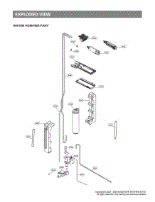Water Purifier Part parts for Lg Refrigerator GR-726SGSCM from AppliancePartsPros.com